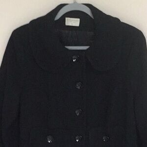 BLACK DRESS COAT SIZE 14 -XL